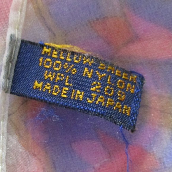 1950s floral chiffon - Picture 3 of 8